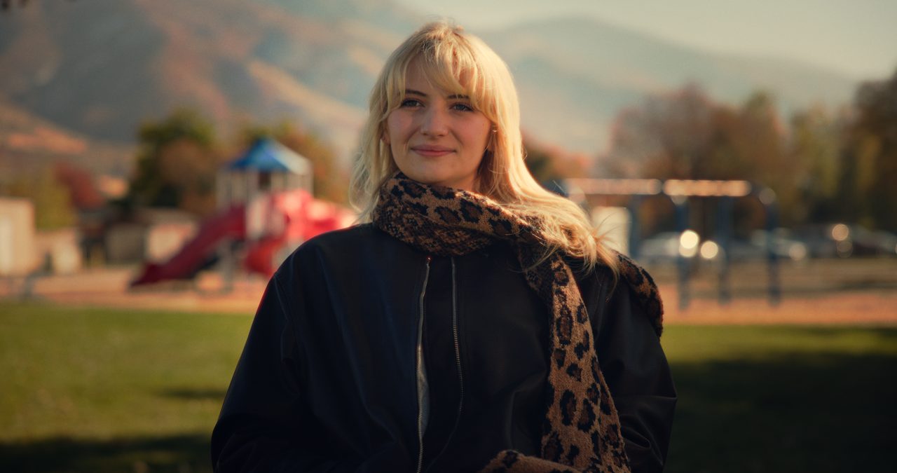 Emma outdoors at golden hour